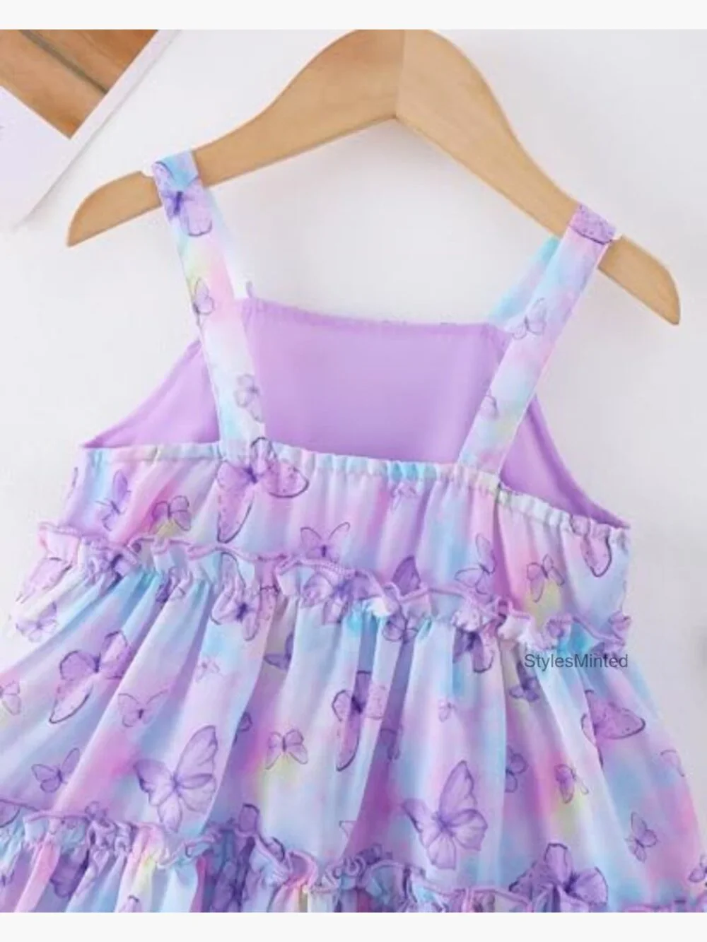 Toddler Girl Tulle Swing Dress Sleeveless Halter Summer Casual